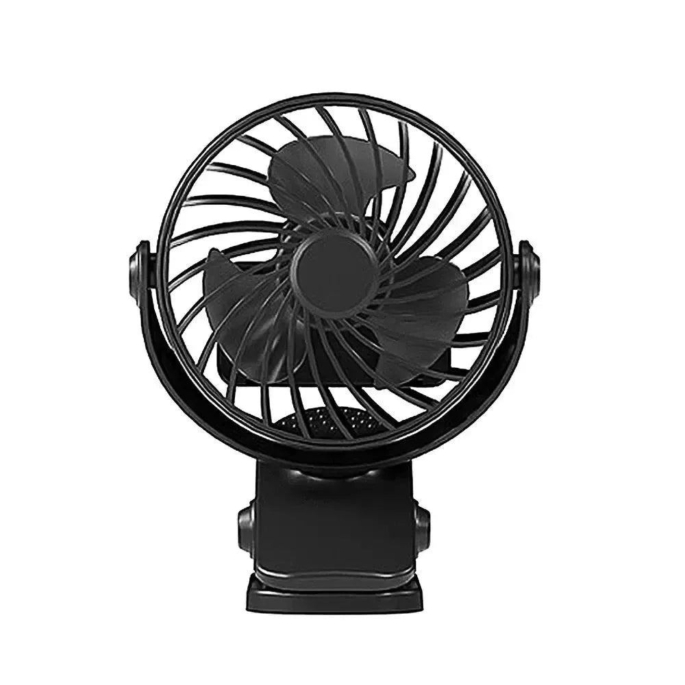 Rechargeable 720° Rotating Clip Fan with Nightlight – Portable & Versatile Cooling Solution | Bowlift
