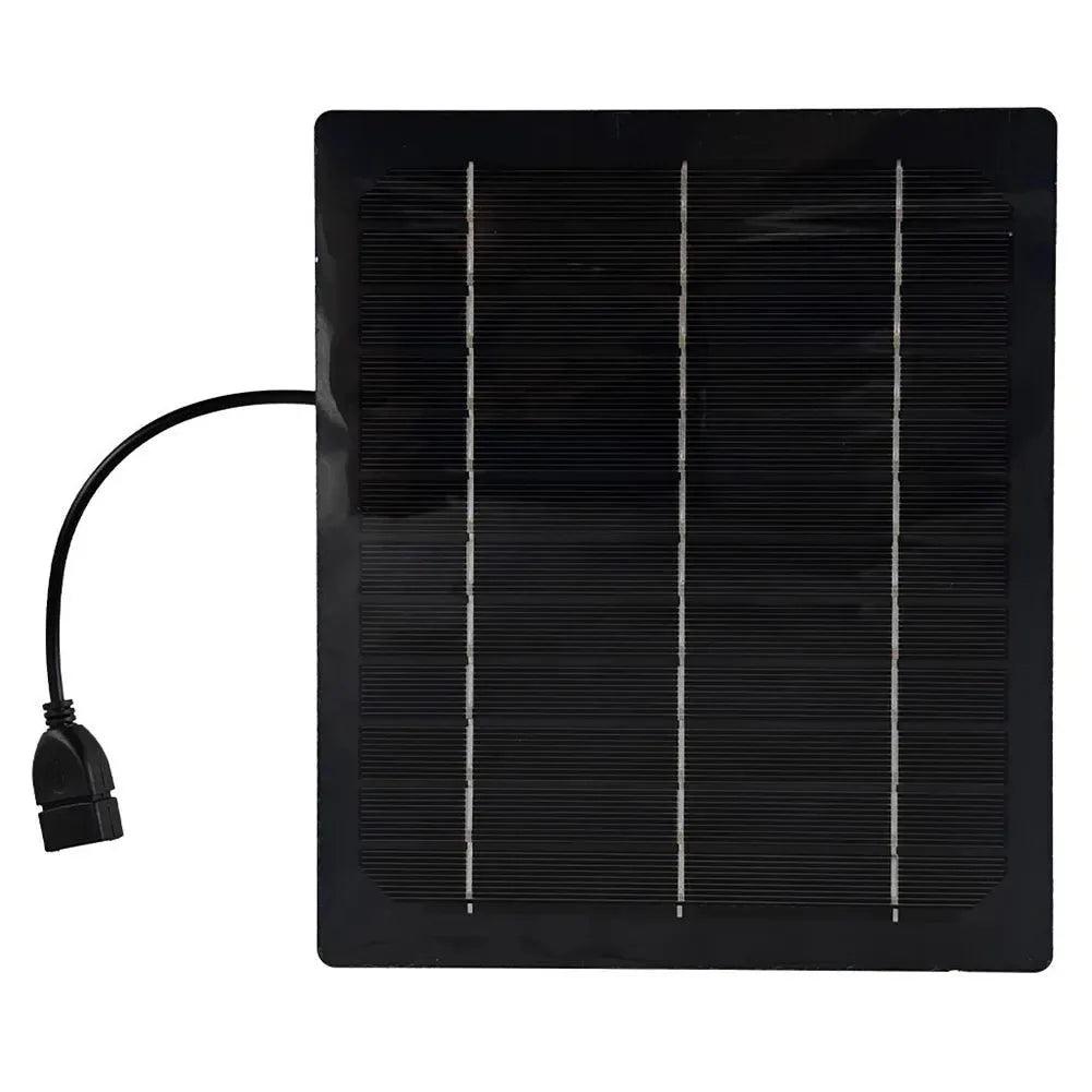 Solar Powered Camping Fan with USB - Portable Solar Fan for Outdoor Camping, Hiking, Fishing, Travel | Bowlift