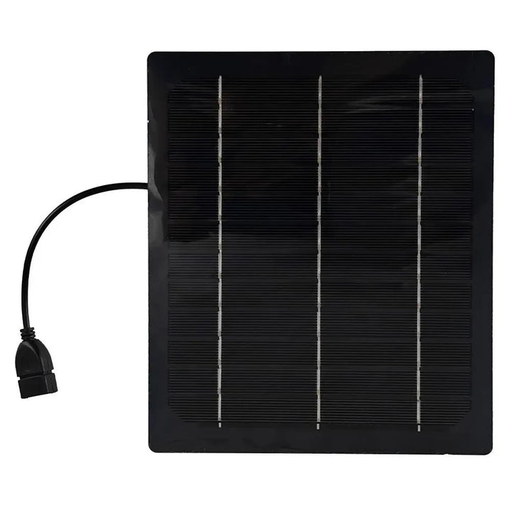 Solar Powered Camping Fan with USB - Portable Solar Fan for Outdoor Camping, Hiking, Fishing, Travel | Bowlift
