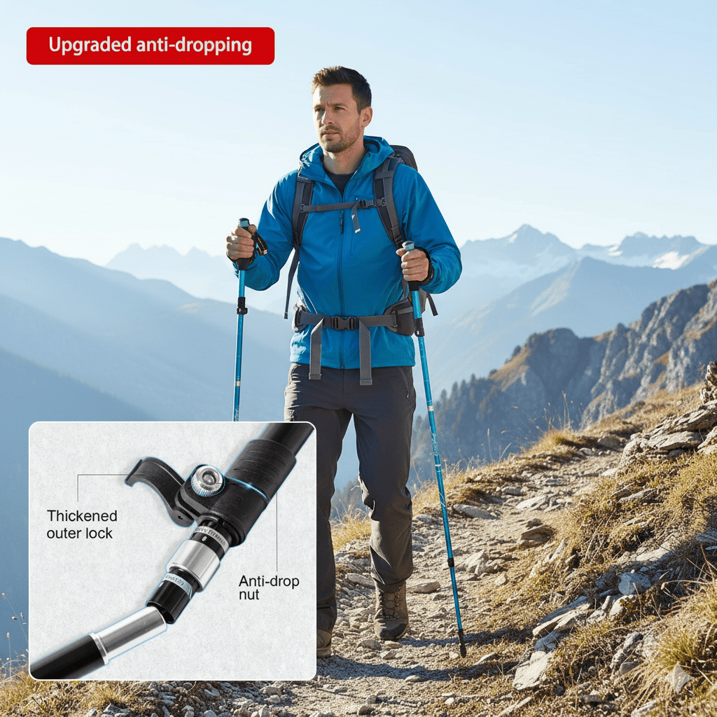 BowLift | TREKLIGHT POLES – Ultralight Folding Trekking Poles for Hiking & Camping