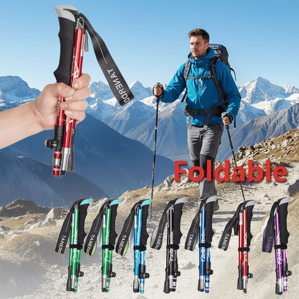 BowLift | TREKLIGHT POLES – Ultralight Folding Trekking Poles for Hiking & Camping