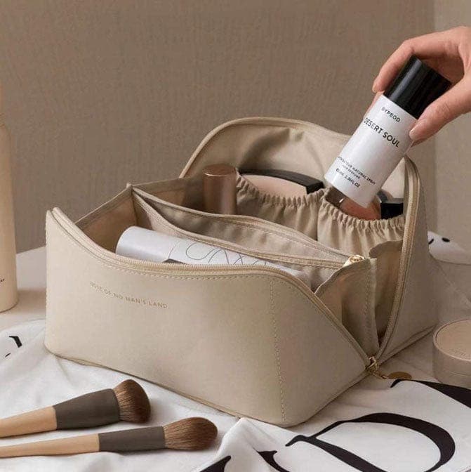 BowLift | BellaPack Make-up Bag with Large Opening | Waterproof & Adjustable Compartments | 26x11x15 cm | For Travel & Everyday Life