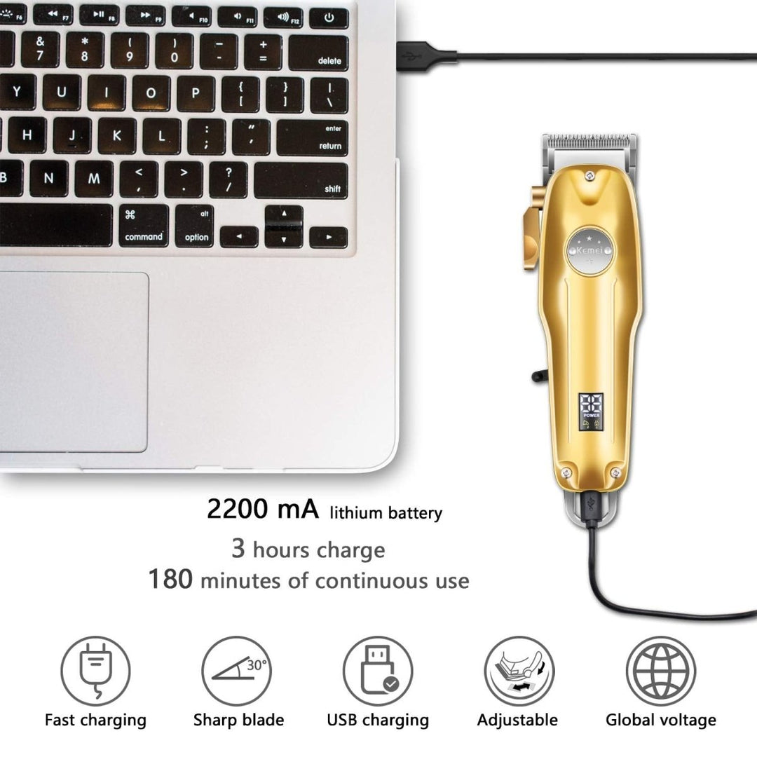 BowLift | Trimax Pro – Cordless hair clipper with LED display