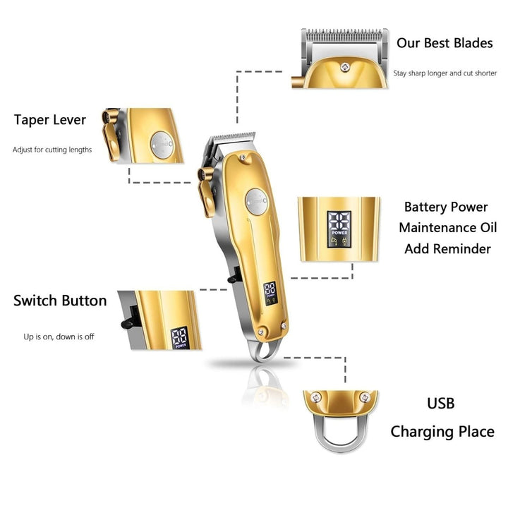BowLift | Trimax Pro – Cordless hair clipper with LED display