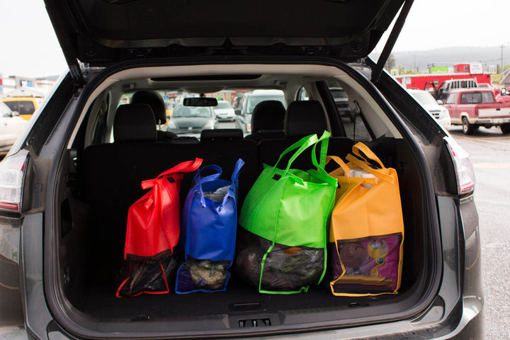 BowLift | EcoSmart Shopping Cart Trolley Bags (Set of 4) | Reusable Grocery Organiser System
