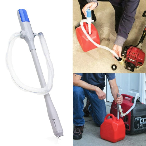 Battery-operated pump for gasoline, diesel, and other liquids | Bowlift