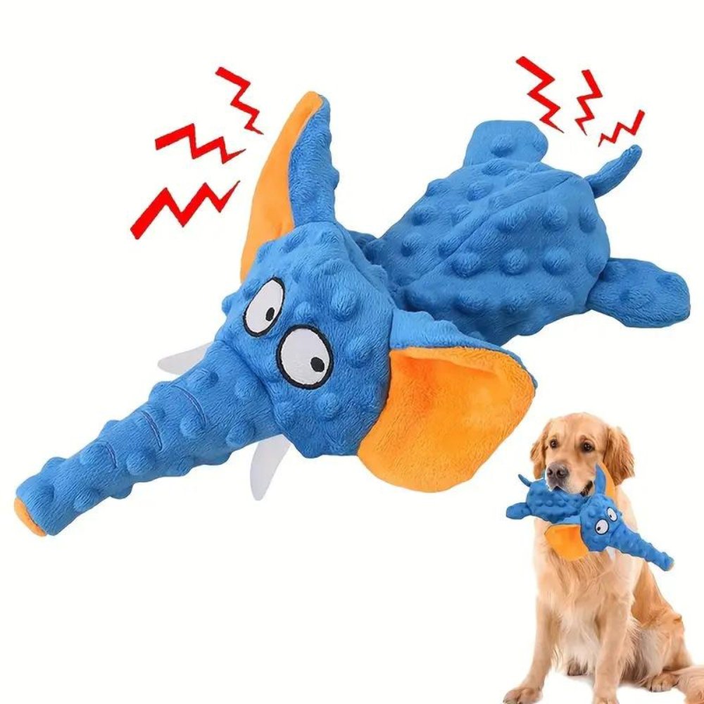 TuskToys • Elephant Dog Toy - Elephant Dog Toy - BowLift