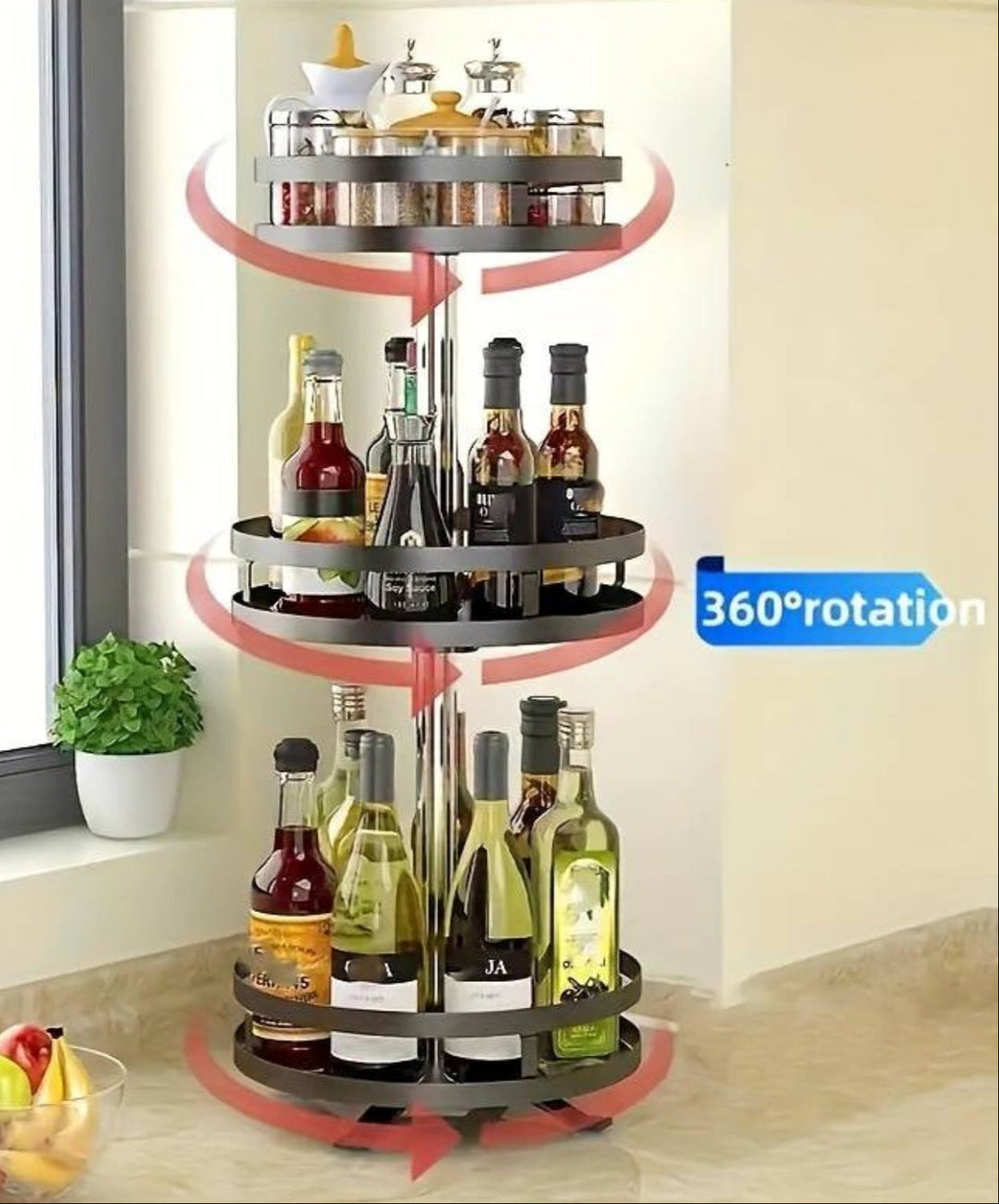 BowLift | TwistRack 360° - Rotating Storage Rack