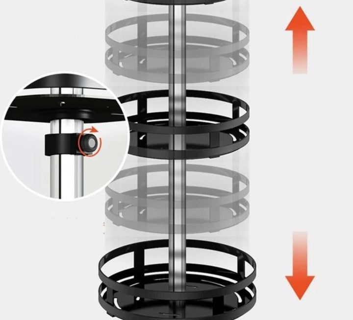 BowLift | TwistRack 360° - Rotating Storage Rack