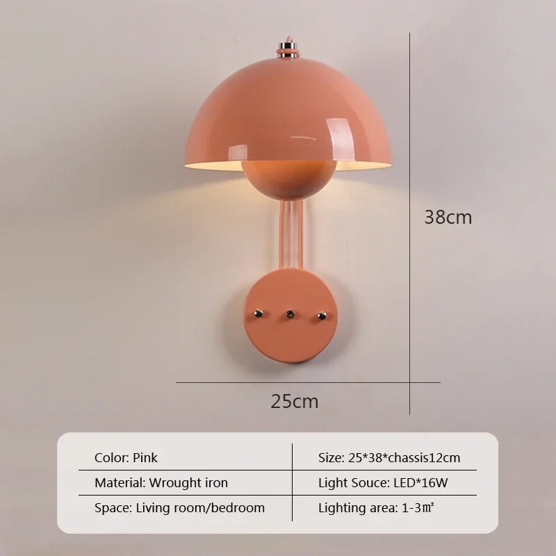 BowLift | ShroomLite Wall Lamp - Creative Lighting for Modern Interior