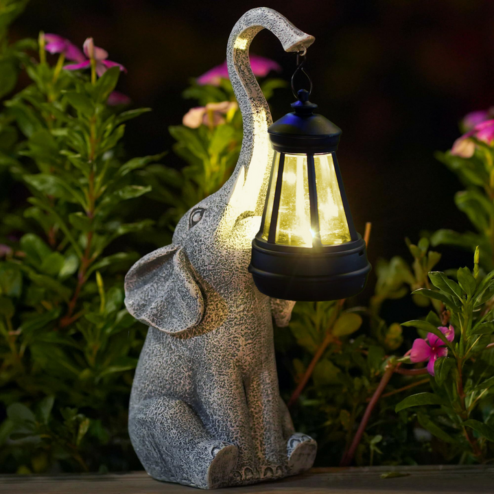 BowLift | Outdoor Solar Resin Animal Garden Light