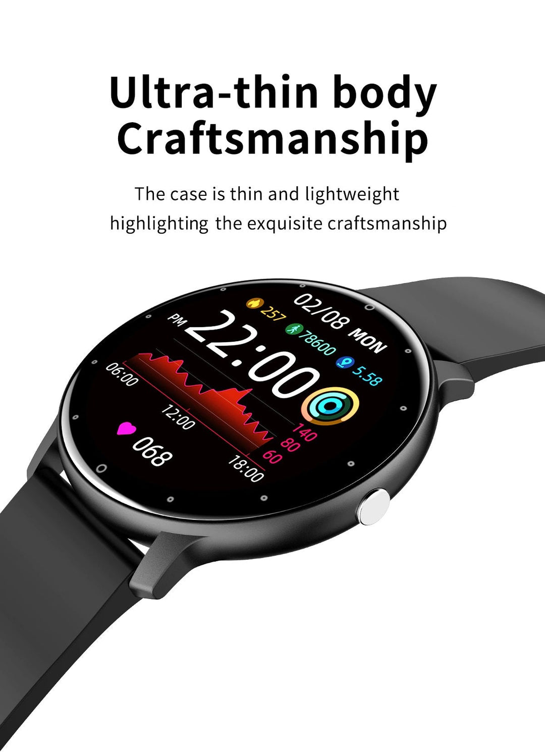 BowLift | Ultra-thin Smartwatch - SlimLine Fit