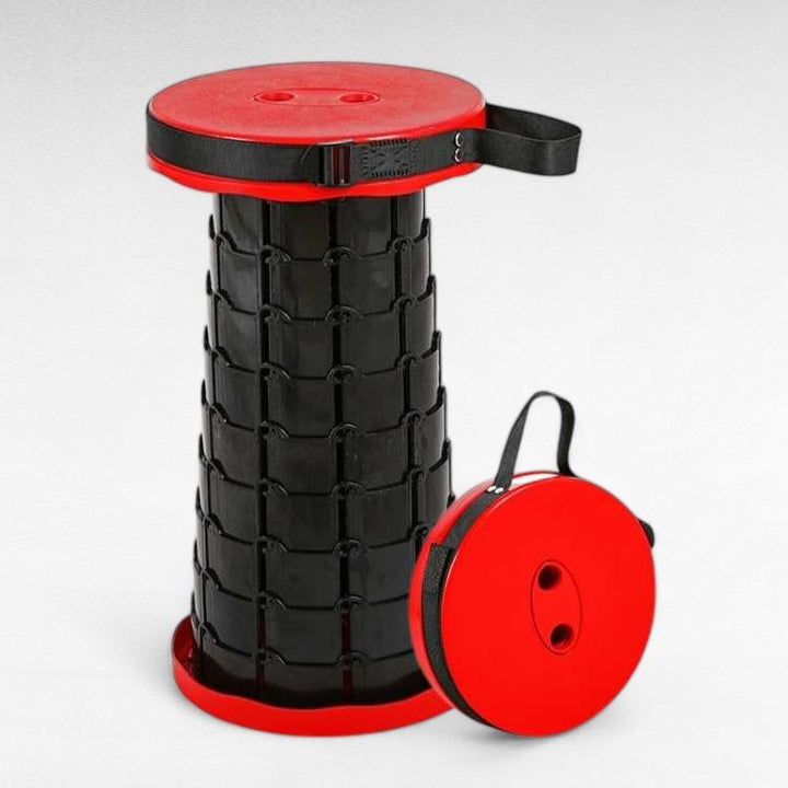 BowLift | UltraCompact Foldable Stool | Lightweight, Adjustable Height & Portable for Camping, Fishing, Travel & Home Use