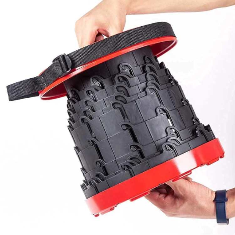BowLift | UltraCompact Foldable Stool | Lightweight, Adjustable Height & Portable for Camping, Fishing, Travel & Home Use