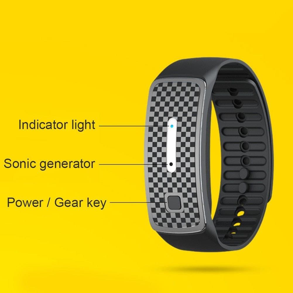BowLift | Ultrasonic Mosquito Band USB Charging Mosquito Repellent Bracelet Best Insect Repellent Wristband