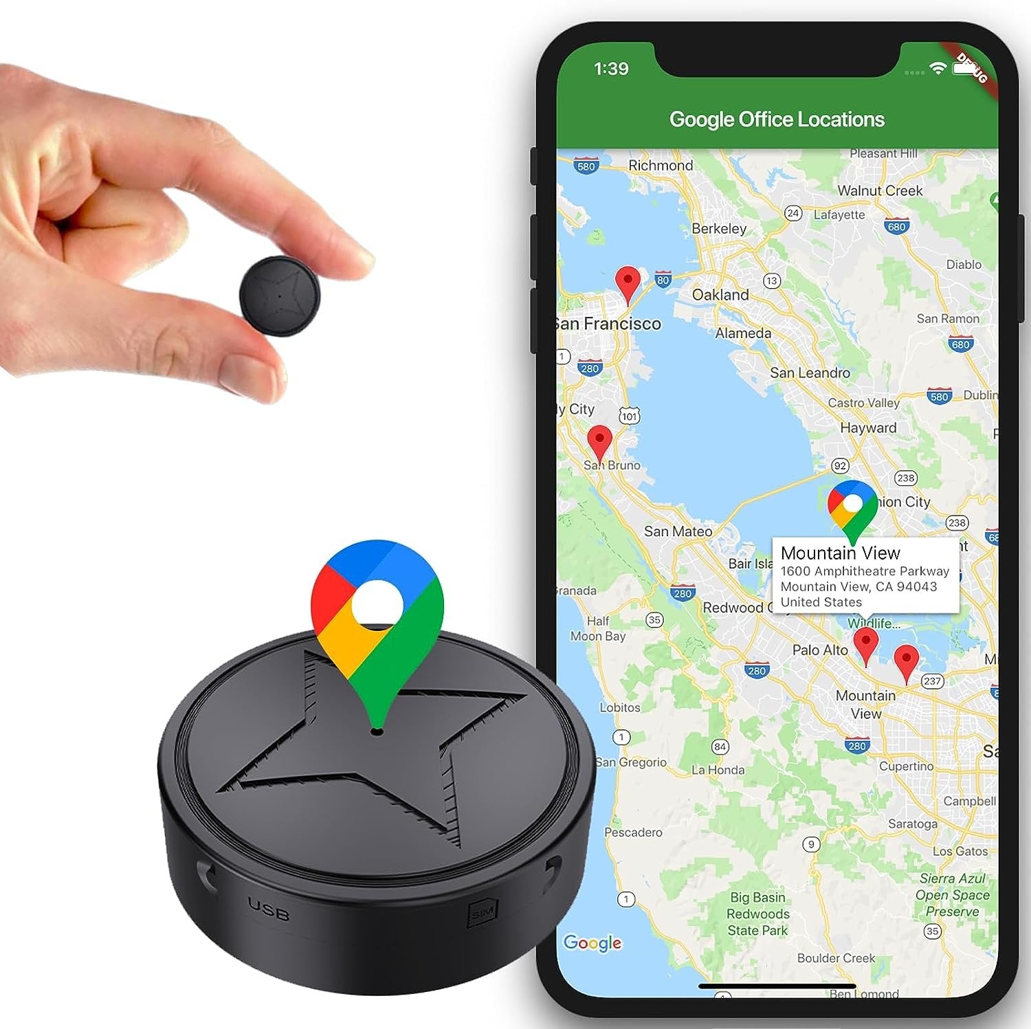 BowLift | UltraTrack | Strong magnetic GPS tracker