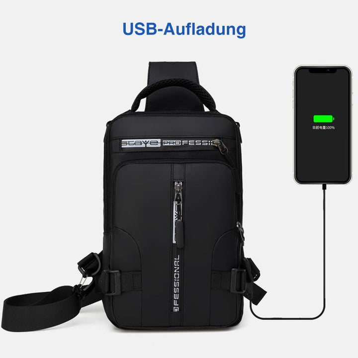 Shoulder bag with USB charger | Bowlift