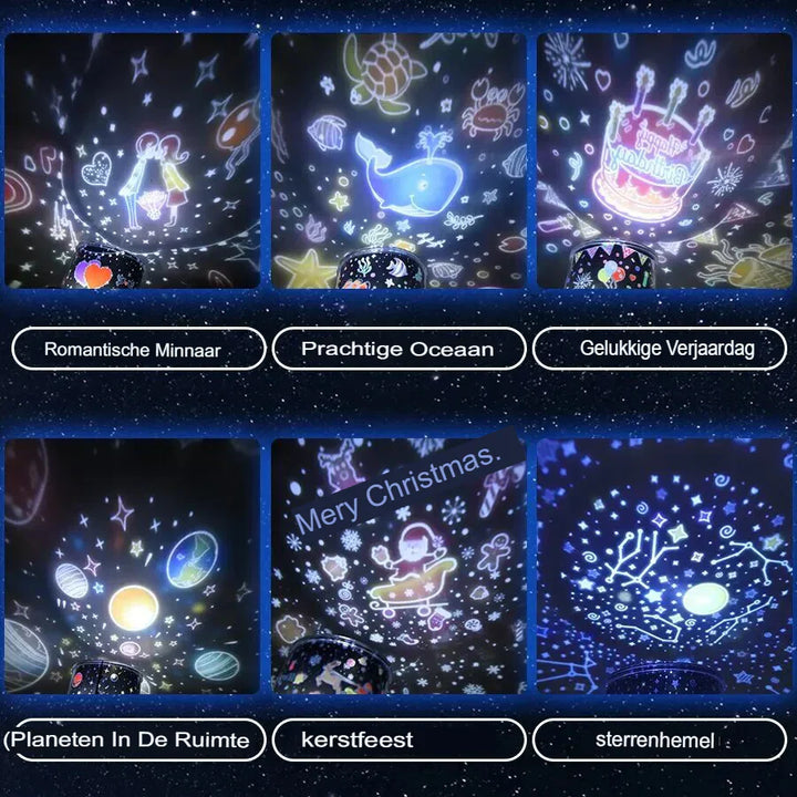 BowLift | Unique Pattern Night Light for Kids - StarryDream