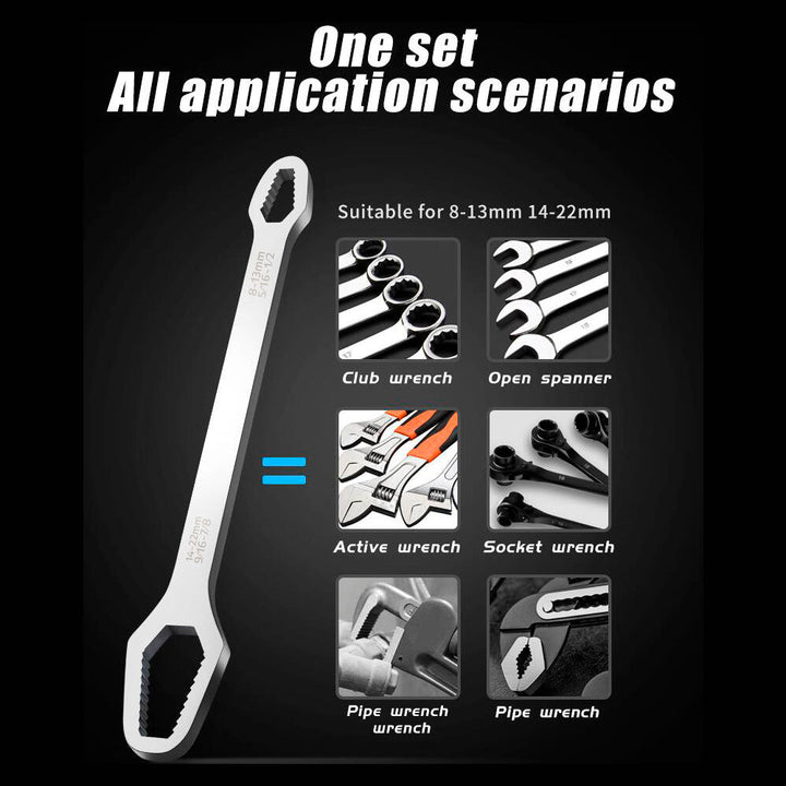 Adjustable 8-22 mm Universal Wrench | Bowlift