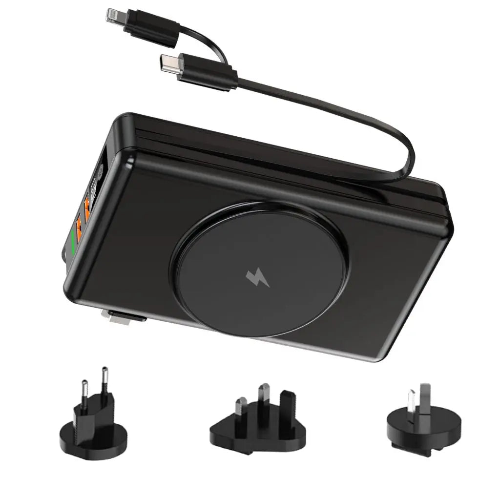 BowLift | EnergieMate 5-in-1 Powerbank – 15,000mAh with Fast Charging Function