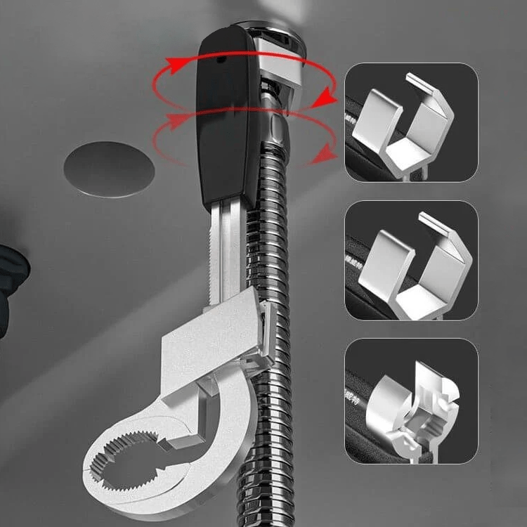 BowLift | AllSize Spanner – 2-Head Adjustable Wrench for Easy Home Repair