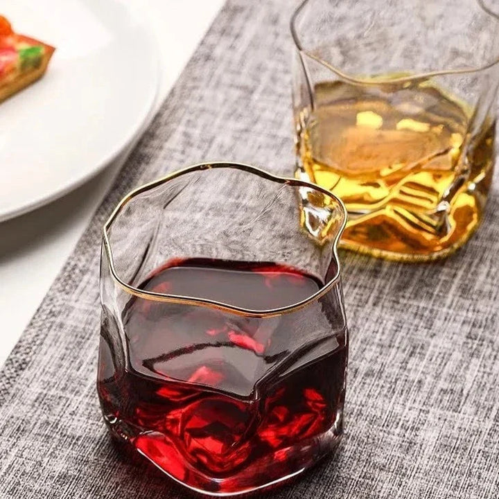 Textured Whiskey Glass 2-Piece Set Bowlift