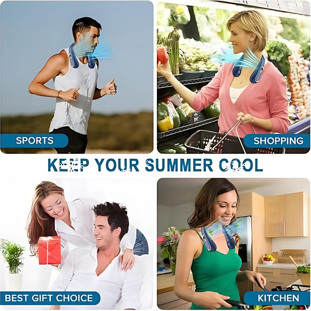 Froza – 360° Cooling Digital Neck Fan