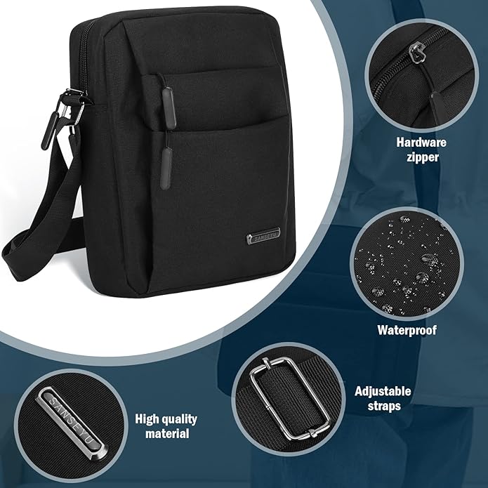 BowLift | URBANGUARD – Waterproof Men’s Shoulder Bag with Anti-Theft Design