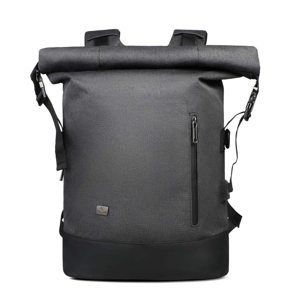 BowLift | URBANTRAIL Rolltop Backpack – Expandable & Waterproof Travel Backpack with USB Port and Laptop Compartment