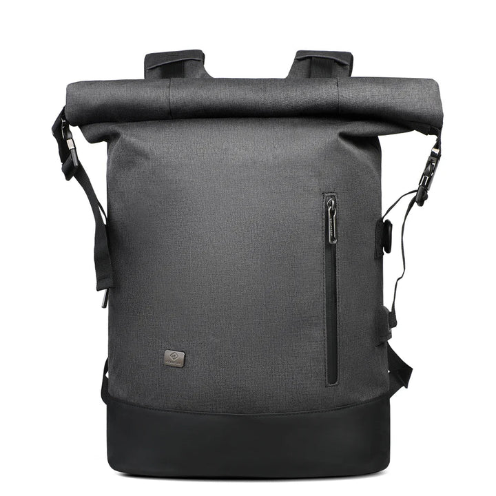 BowLift | URBANTRAIL Rolltop Backpack – Expandable & Waterproof Travel Backpack with USB Port and Laptop Compartment