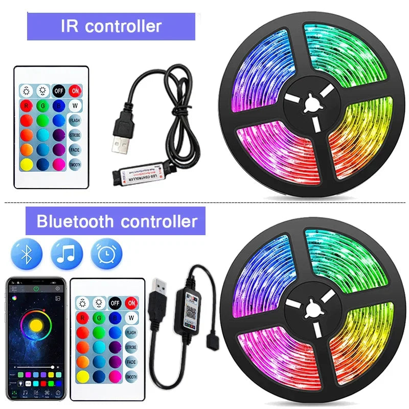 BowLift | USB LED STRIP WITH COLOUR CHANGING - RGB LIGHT FOR ROOM DECORATION & TV BACKLIGHTING