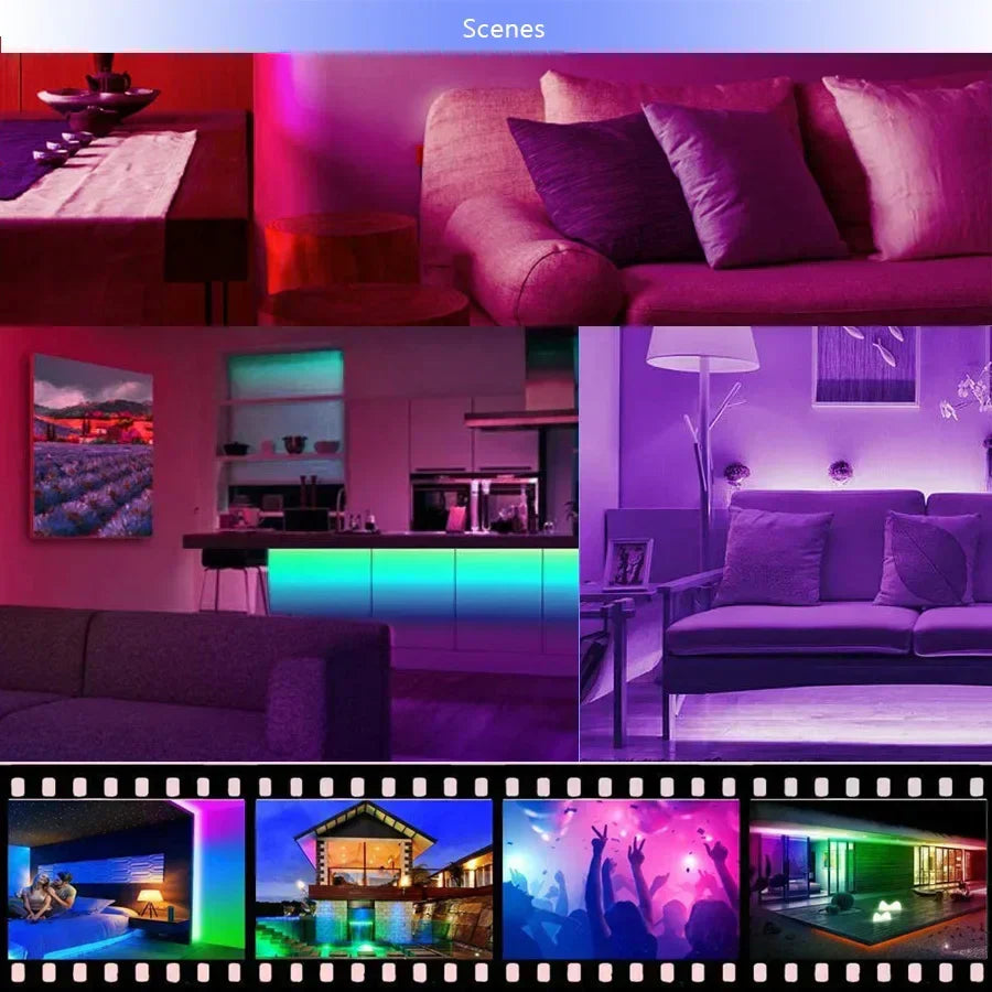 BowLift | USB LED STRIP WITH COLOUR CHANGING - RGB LIGHT FOR ROOM DECORATION & TV BACKLIGHTING