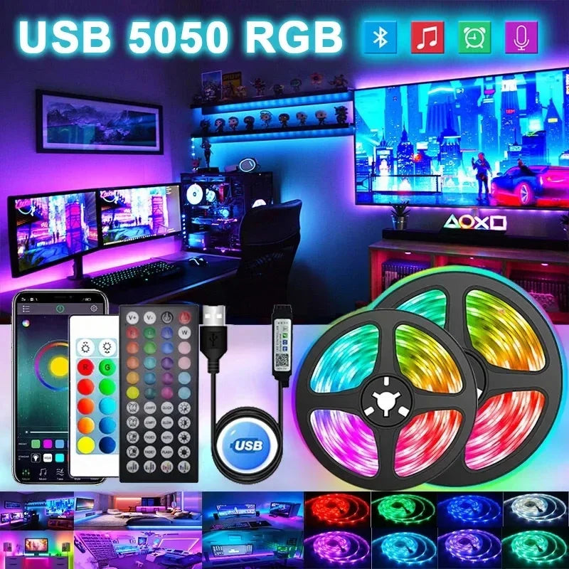BowLift | USB LED STRIP WITH COLOUR CHANGING - RGB LIGHT FOR ROOM DECORATION & TV BACKLIGHTING