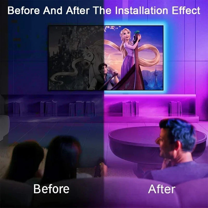 BowLift | USB LED STRIP WITH COLOUR CHANGING - RGB LIGHT FOR ROOM DECORATION & TV BACKLIGHTING