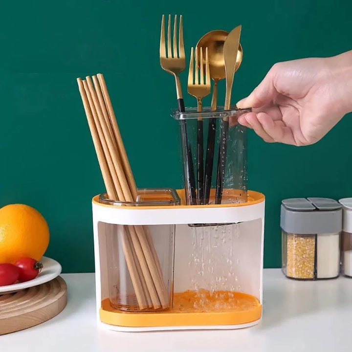 Utensil Holder Cutlery Drainer Kitchen Storage Dish Drainer Rack | Bowlift