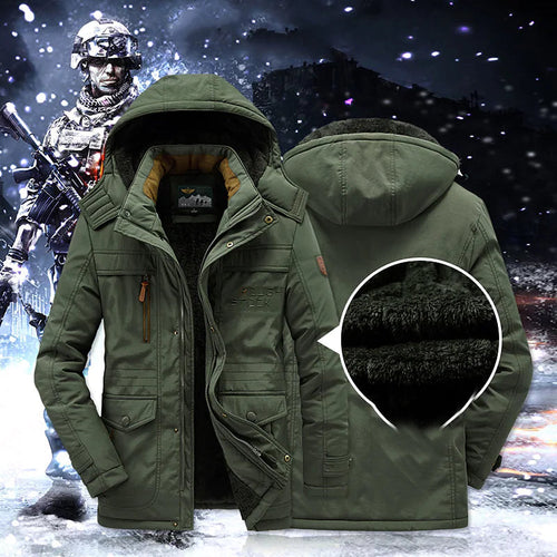 Casual Padded Parka Jacket - Warm Insulated Winter Coat