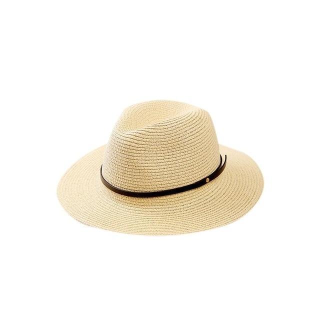 BowLift | Women's Wide Brim Straw Panama Roll Up Hat