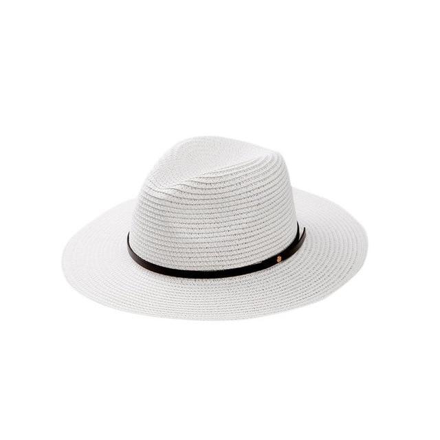 BowLift | Women's Wide Brim Straw Panama Roll Up Hat