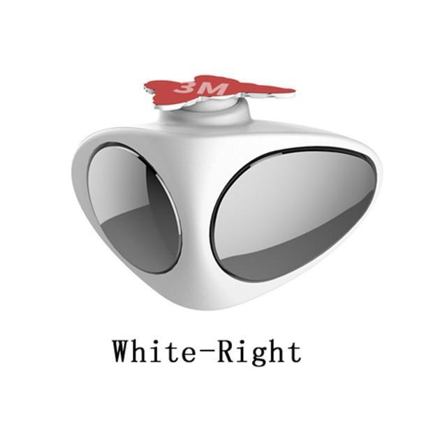 BowLift | Car Mirror Large Vision Rear View Auxiliary Reversal Blind Zone Wide Angle Mirror360 Rotation Adjustable  Dual Lens Coach Mirror