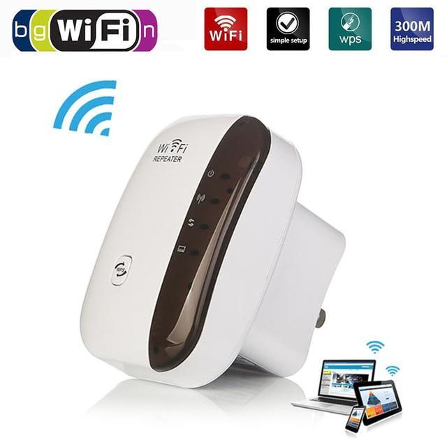 BowLift | 2 Types Wireless WiFi Repeater Wi fi Range Extender 300Mbps Signal Amplifier 802.11N/B/G Booster Repetidor Wi fi Reapeter
