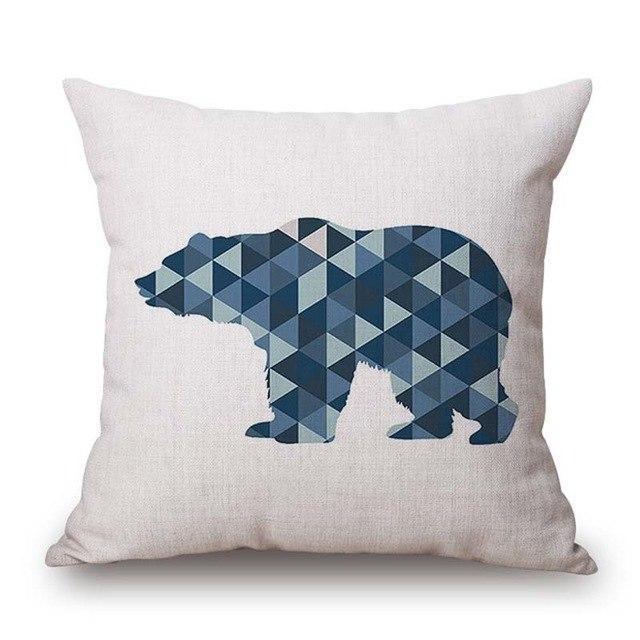 BowLift | Geometric Animal Cushion Cover