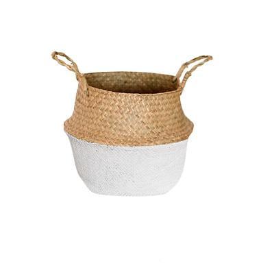 BowLift | Grey & White Seagrass Basket