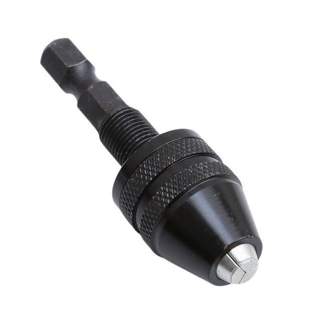 BowLift | Icool Keyless Drill Chuck 0.3 3.6mm Conversion Tool 1/4" Hex Shank Quick Change Adapter Chuck for Electric Drill
