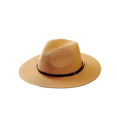 BowLift | Women's Wide Brim Straw Panama Roll Up Hat