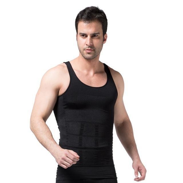 BowLift | Mens Slimming Body Shaping Stretchy Shaper Corset Underwear Magic Vest