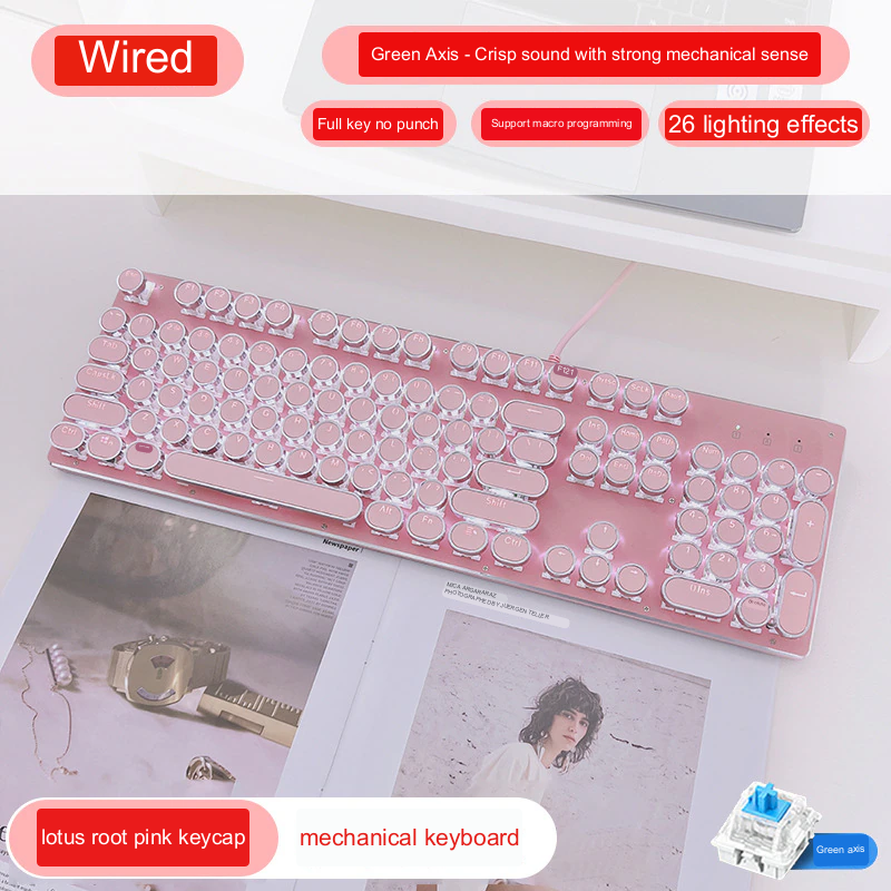 BowLift | Type Mechanical Retro Press Keyboard