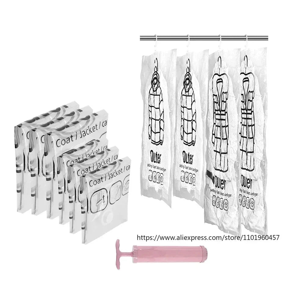 BowLift | Vacuum Storage Bags – Space-Saving Clothing Organizer – Dust and Moisture Protection – Reusable Wardrobe Solution