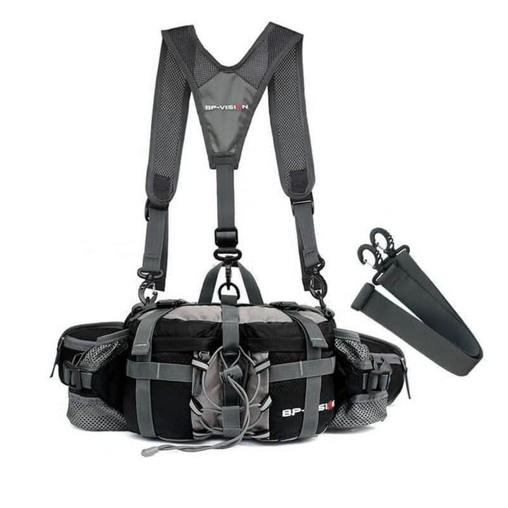 BowLift | Waterproof Hiking Waist Bag with Bottle Holder