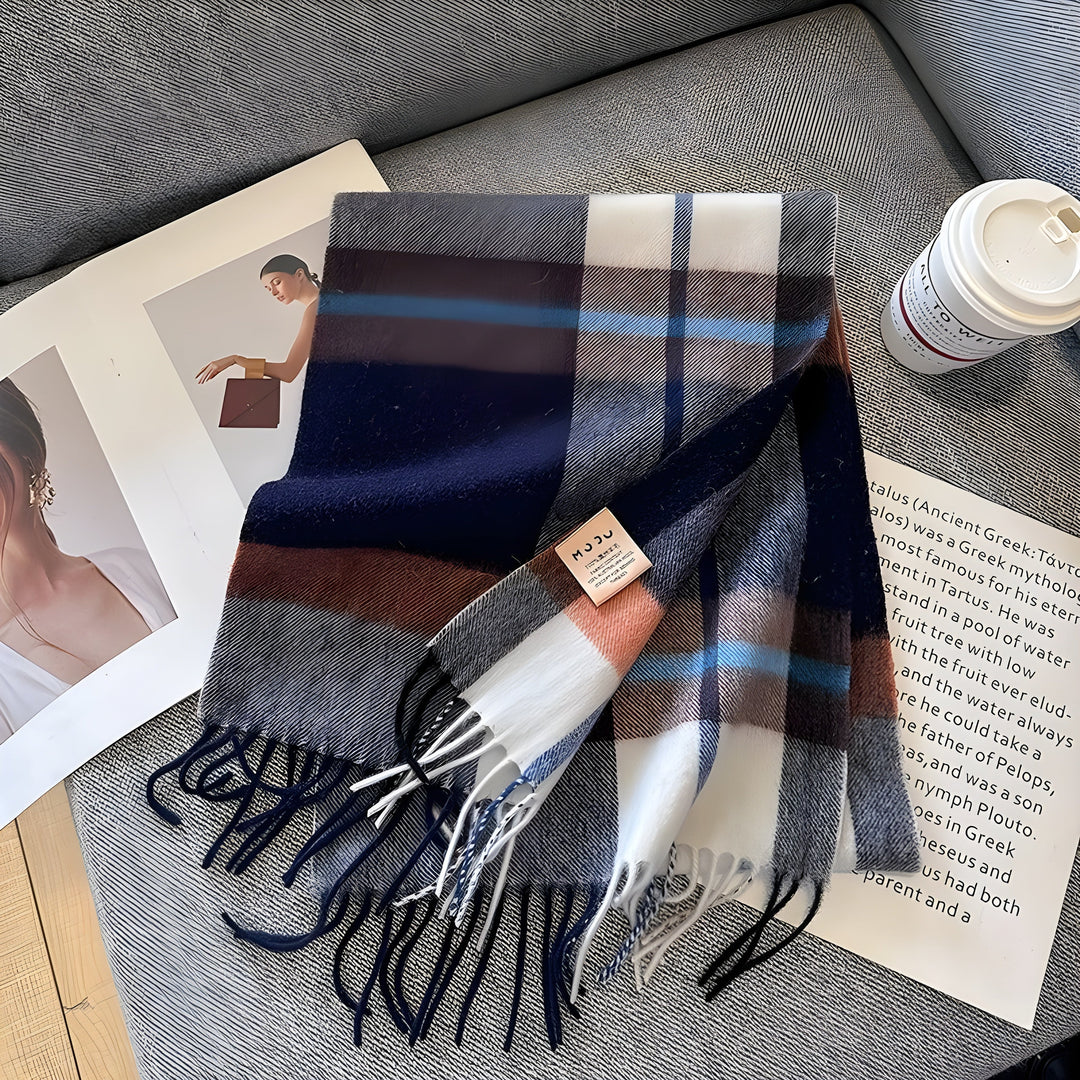 BowLift | Stylish British Checked Cashmere Ladies Winter Scarf - Victoria