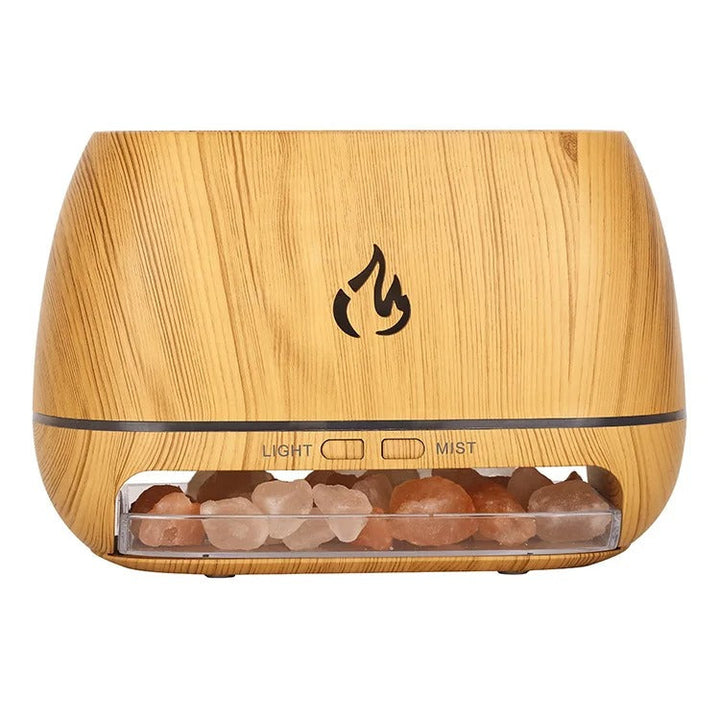 SaltSerenity - Zoutlamp Diffuser met Ambient Verlichting Bowlift